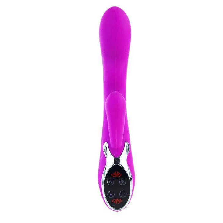 Vibromasseur Lilas Élégant Double Moteur Silicone