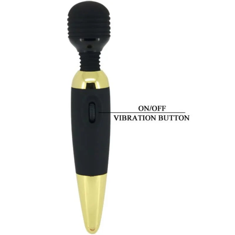Vibromasseur Luxueux Golden Edition À Fortes Vibrations