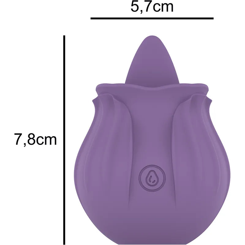 Vibromasseur Ménopause Silicone Violet Rechargeable