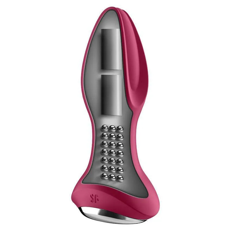 Vibromasseur Plug Anal Rotatif Silicone Unisexe