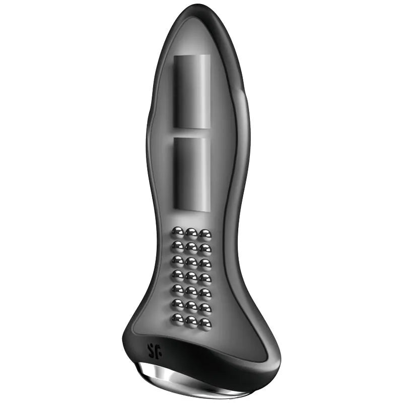 Vibromasseur Plug Anal Silicone Rotatif Étanche