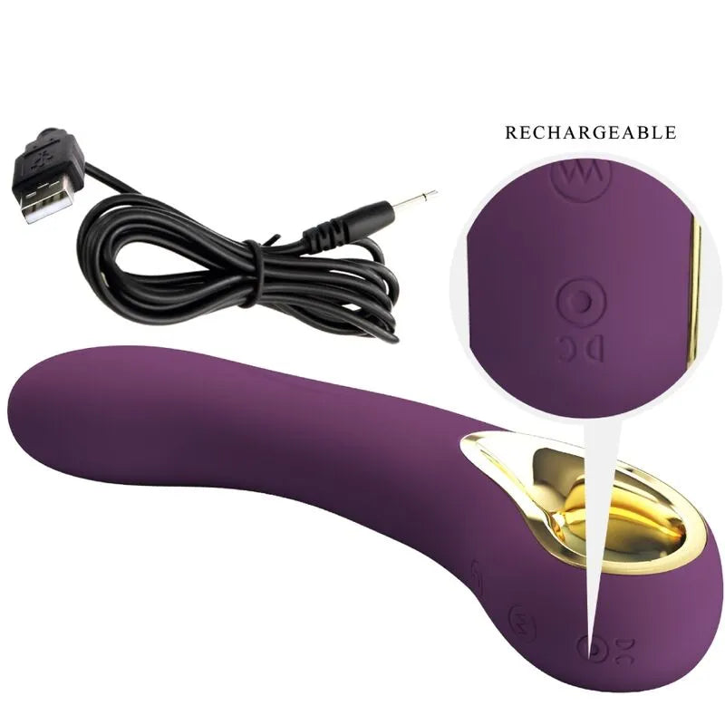 Vibromasseur Point G En Silicone Violet