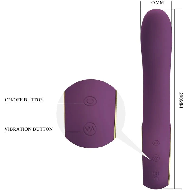 Vibromasseur Point G En Silicone Violet