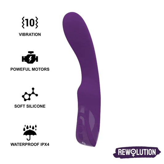 Vibromasseur Point G Silicone Flexible Rechargeable