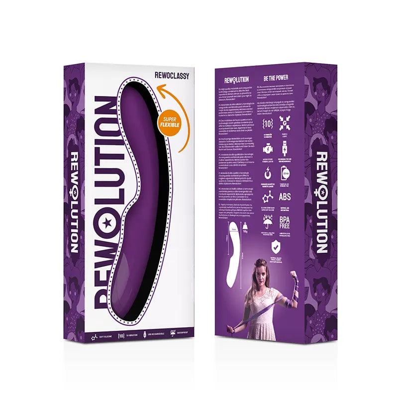 Vibromasseur Point G Silicone Flexible Rechargeable