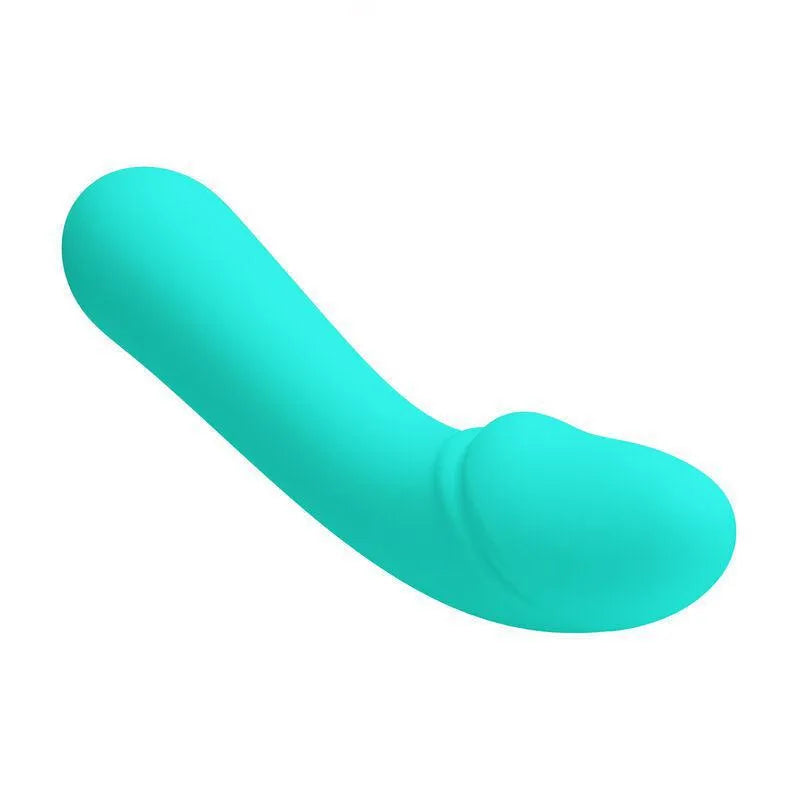 Vibromasseur Point G Silicone Vert Aqua