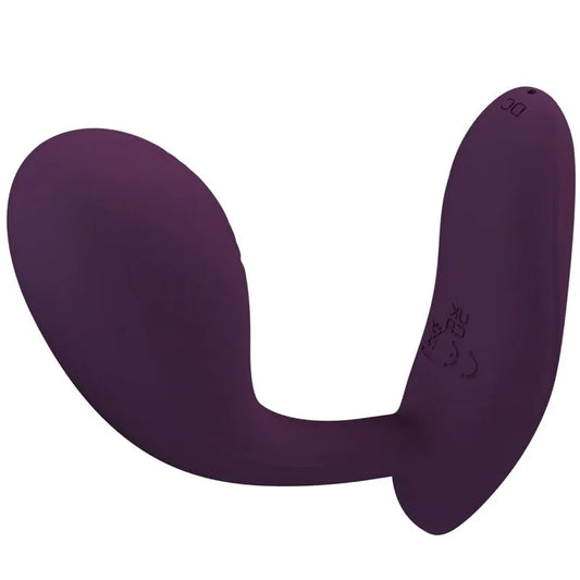 Vibromasseur Point G Silicone Violet Contrôlable À Distance