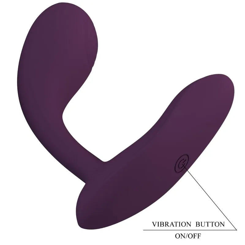 Vibromasseur Point G Silicone Violet Contrôlable À Distance