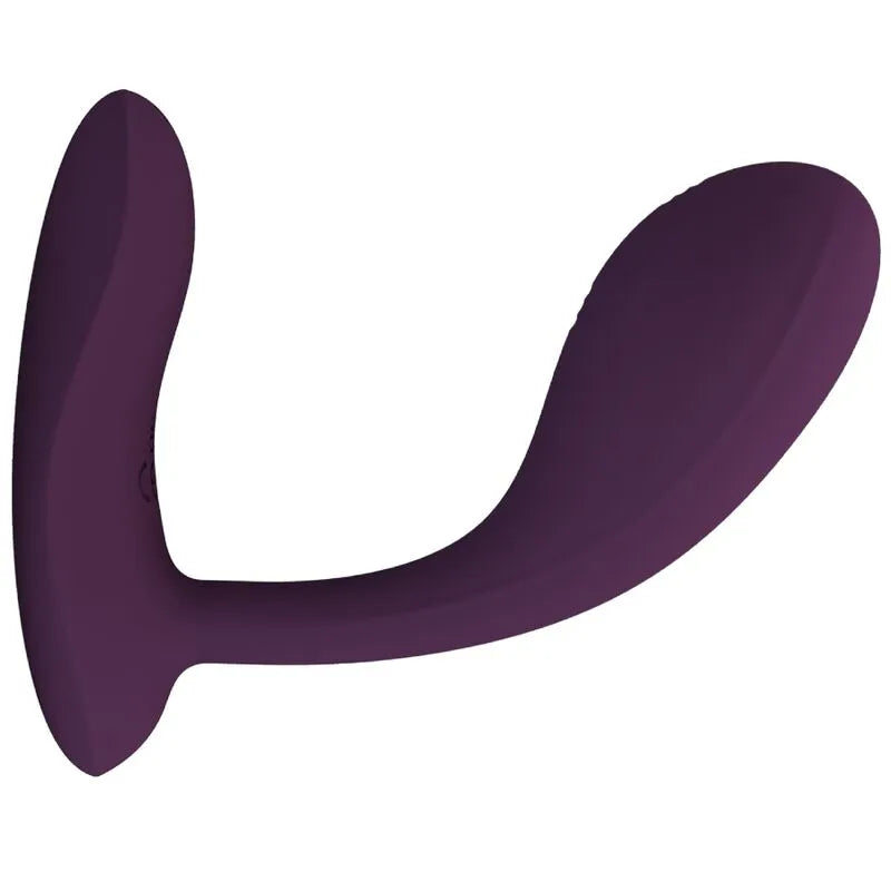 Vibromasseur Point G Silicone Violet Contrôlable À Distance