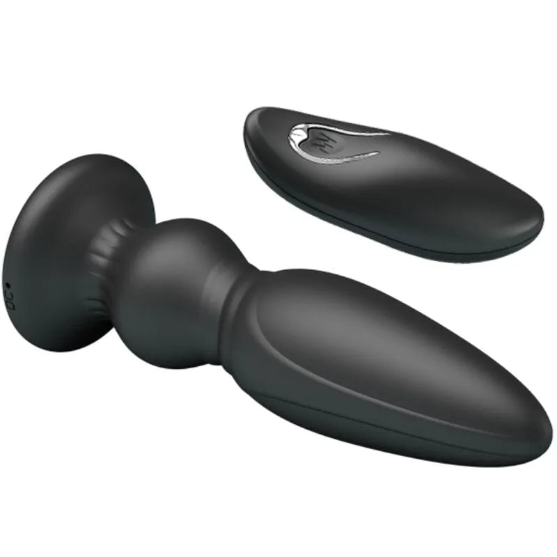 Vibromasseur Prostate Métal Noir Rechargeable