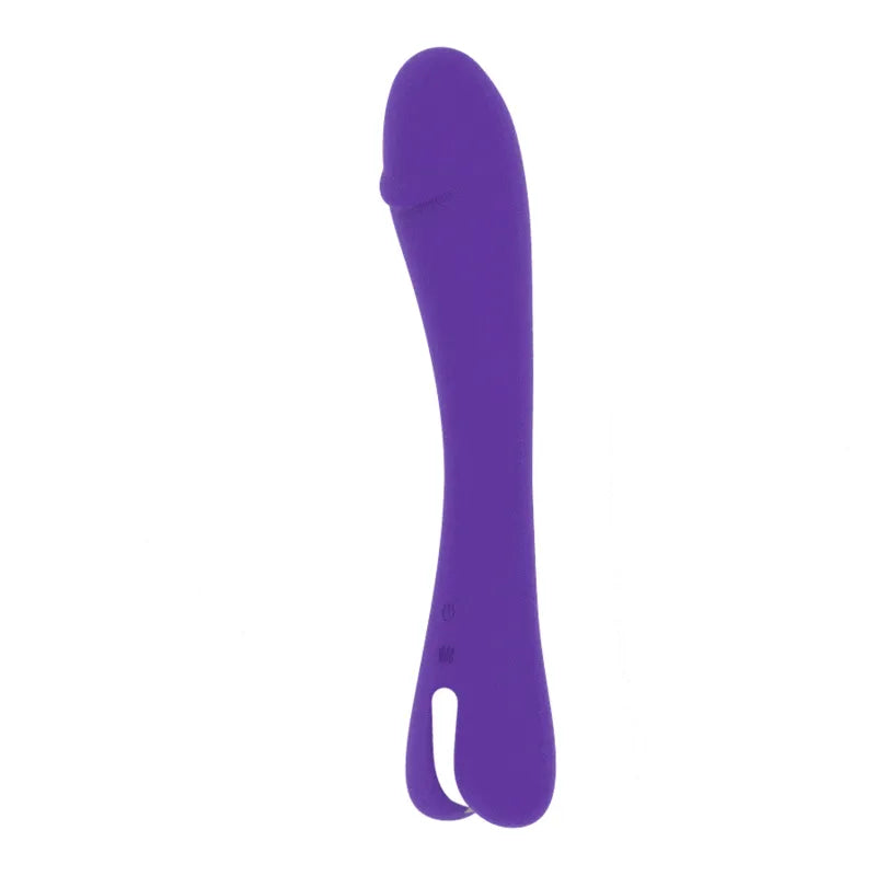 Vibromasseur Puissant Violet En Silicone Rechargeable