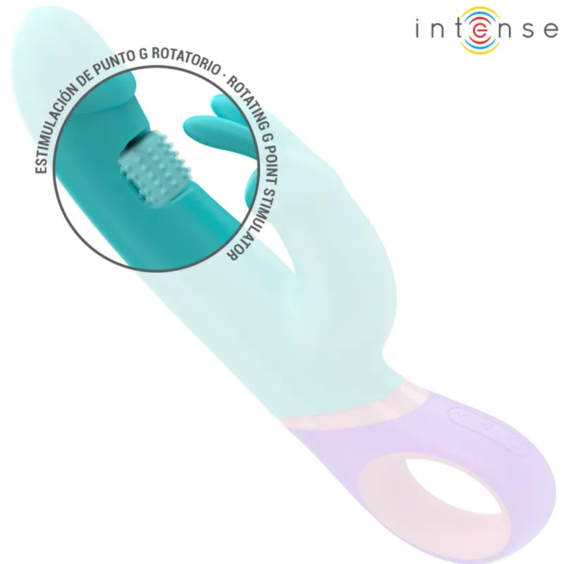 Vibromasseur Rabbit Bleu Stimulation Point G Rotatif