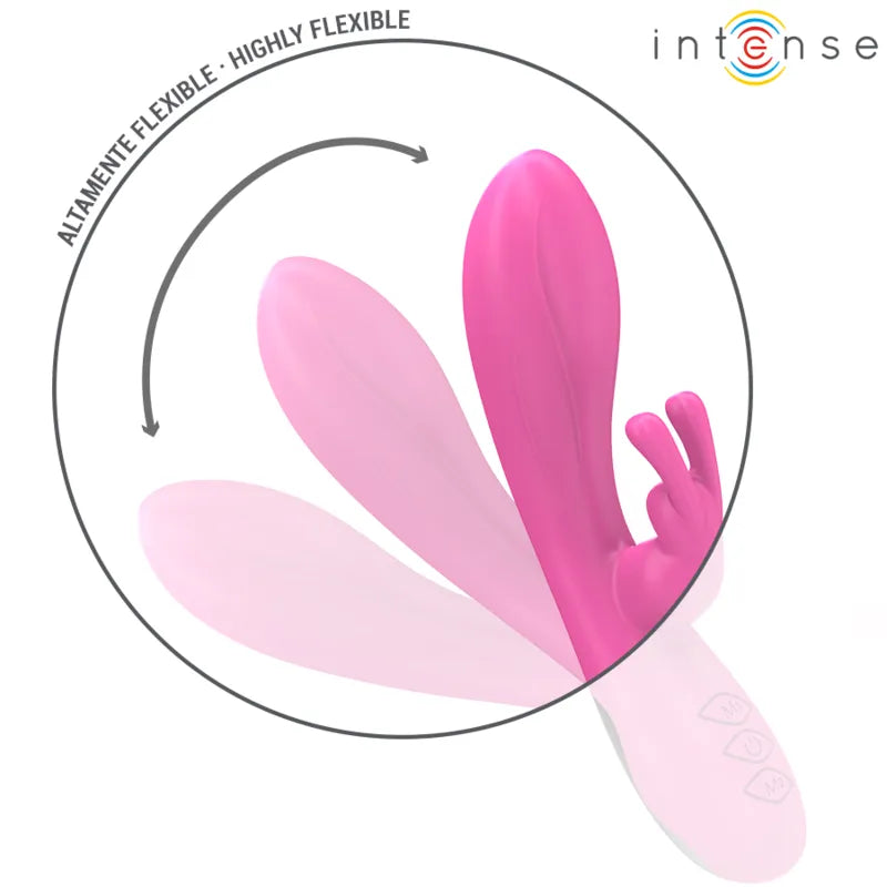 Vibromasseur Rabbit Rose Silicone Puissant