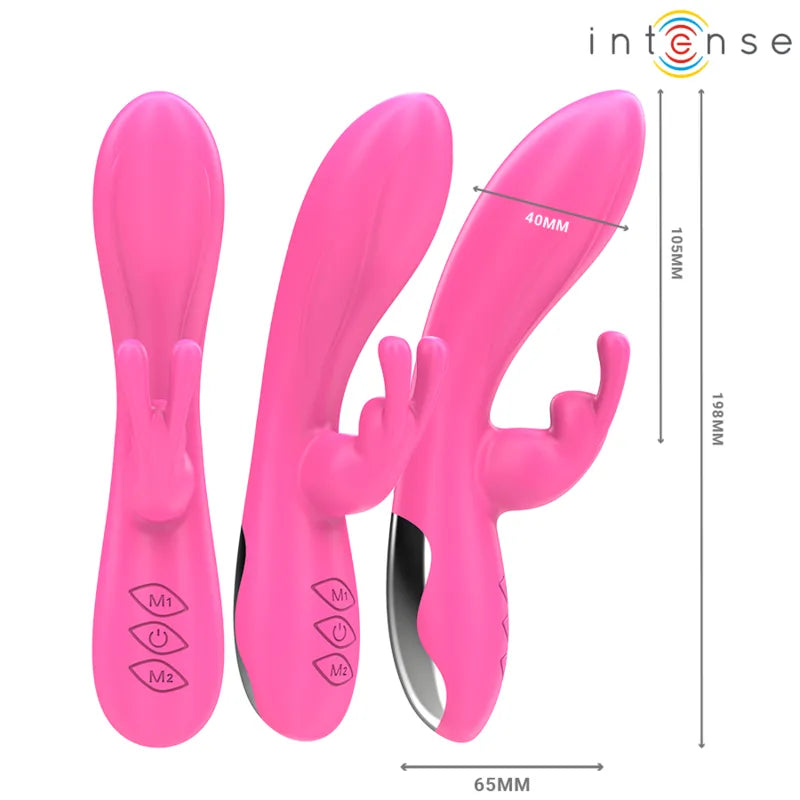 Vibromasseur Rabbit Rose Silicone Puissant