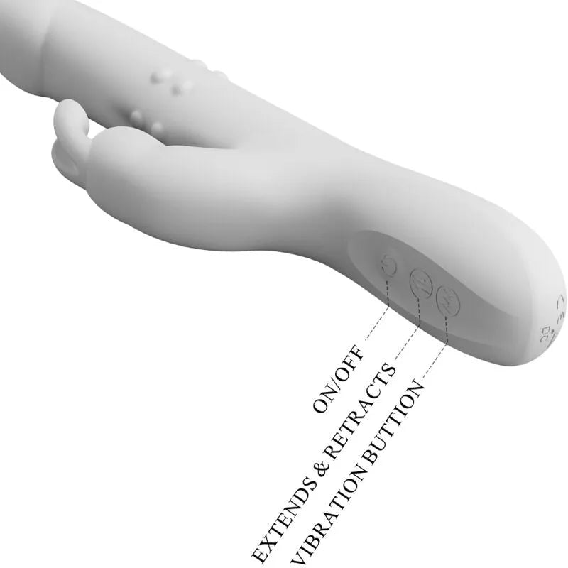Vibromasseur Rabbit Silicone Rechargeable Multi-Vitesse