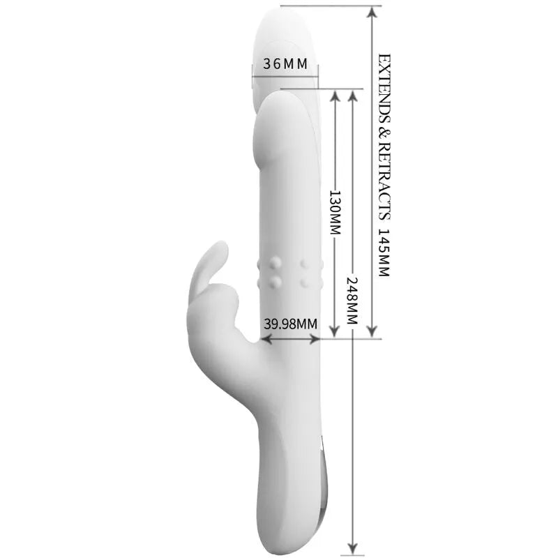 Vibromasseur Rabbit Silicone Rechargeable Multi-Vitesse