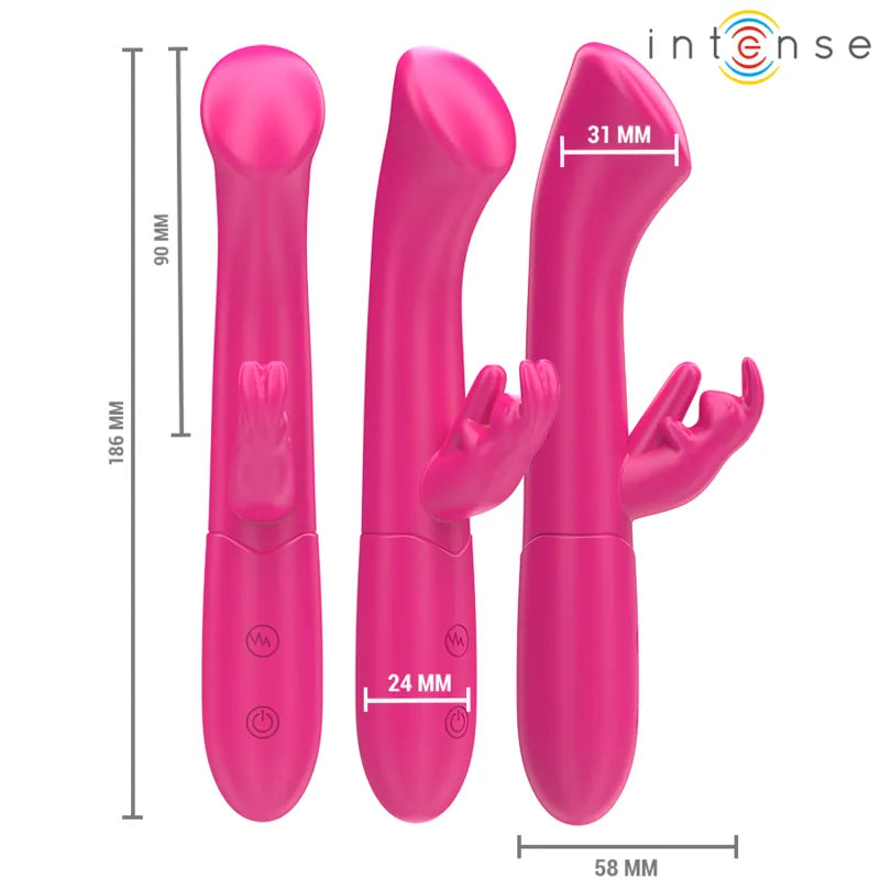 Vibromasseur Rabbit Silicone Étanche Stimulation Clitoridienne