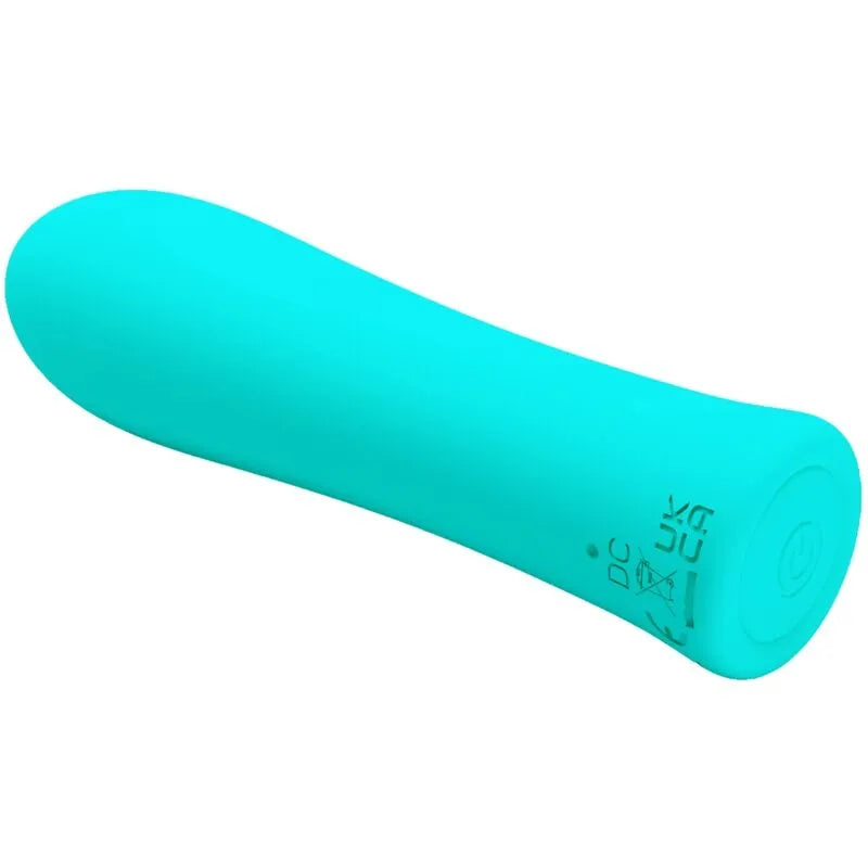 Vibromasseur Rechargeable Silicone Vert Aqua