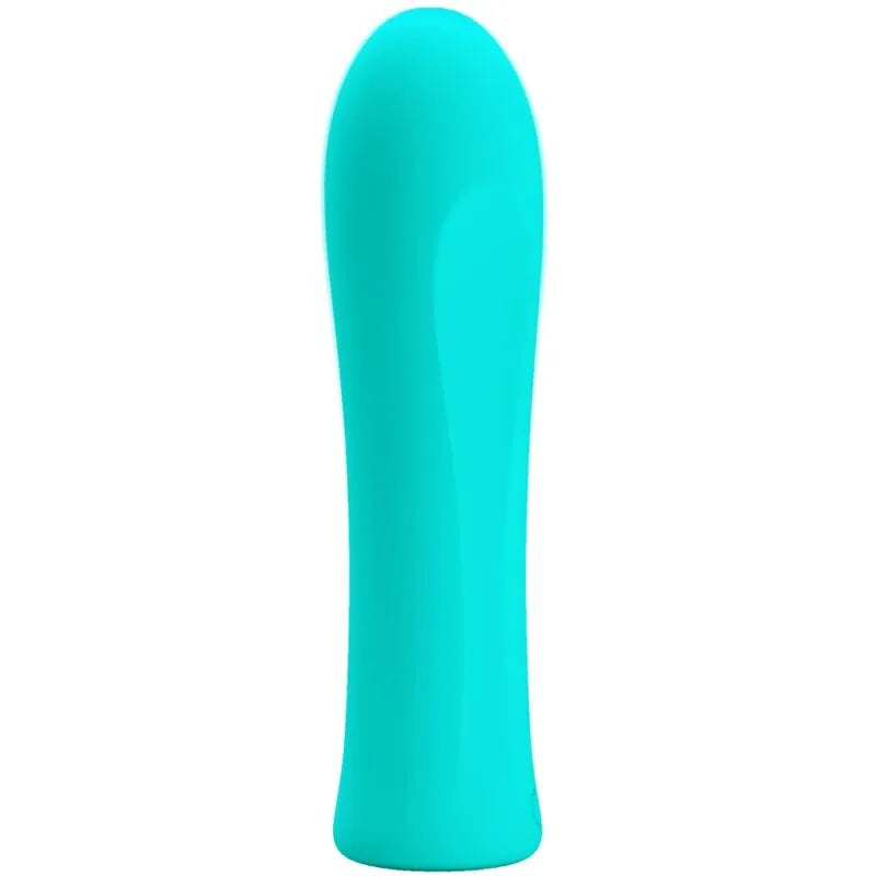 Vibromasseur Rechargeable Silicone Vert Aqua