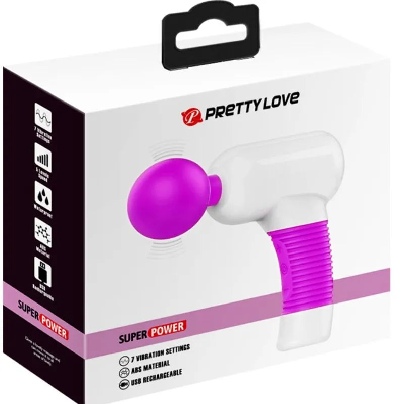 Vibromasseur Rechargeable Silicone Violet Puissant