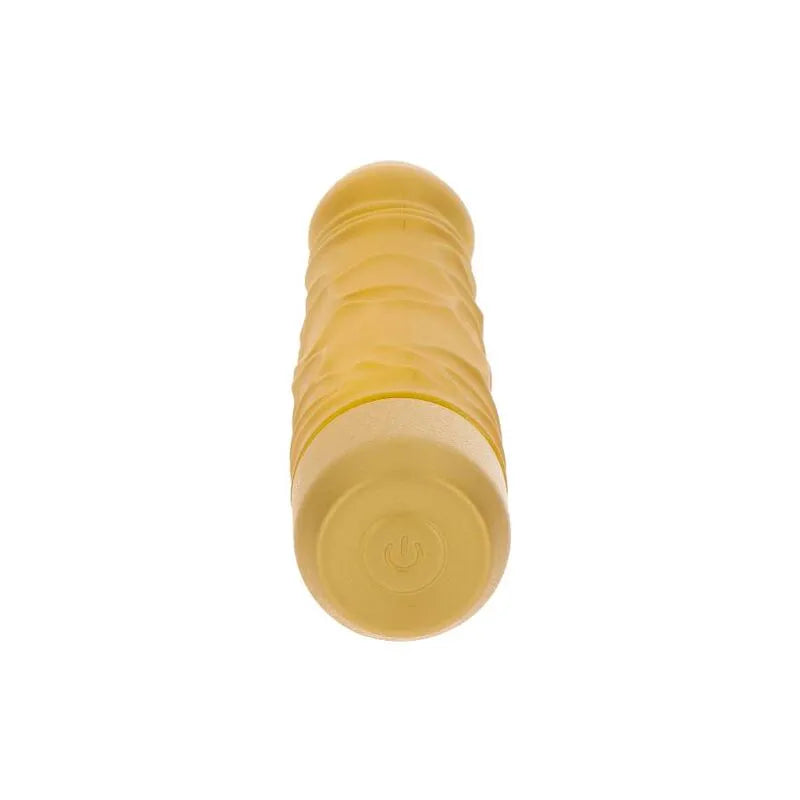 Vibromasseur Silicone Doré Vibrations Puissantes