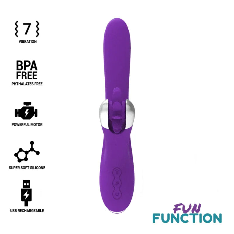 Vibromasseur Silicone Doux Stimulation Clitoridienne Rechargeable