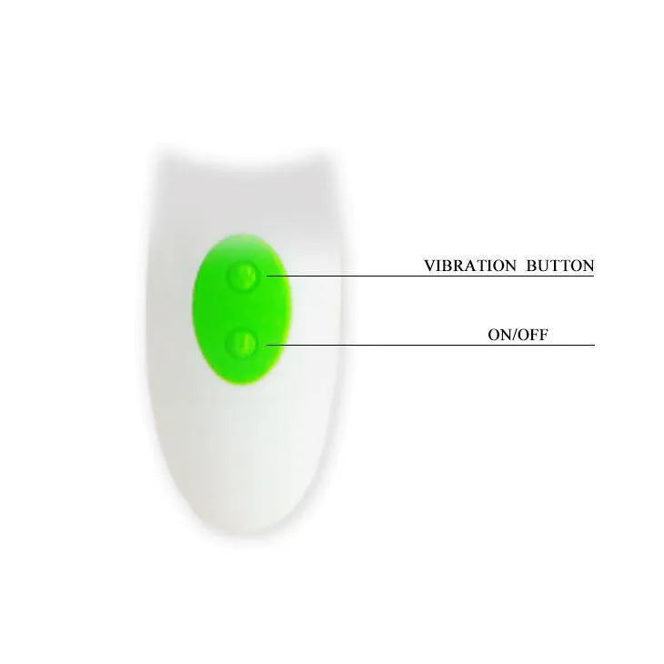 Vibromasseur Silicone Ergonomique Vert Stimulation Clitoridienne