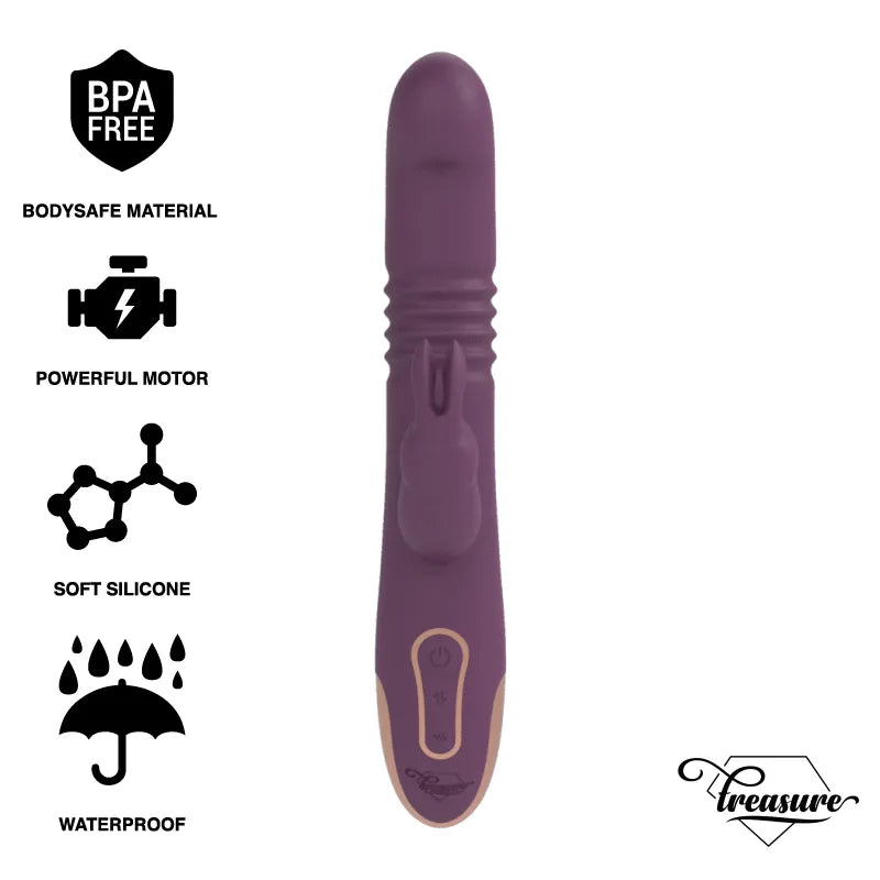 Vibromasseur Silicone Flexible Télécommandé Stimulation Clitoris Et Point G
