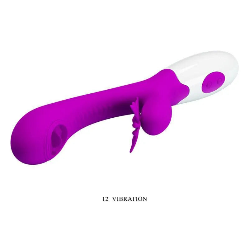 Vibromasseur Silicone Léchage Clitoridien Papillon