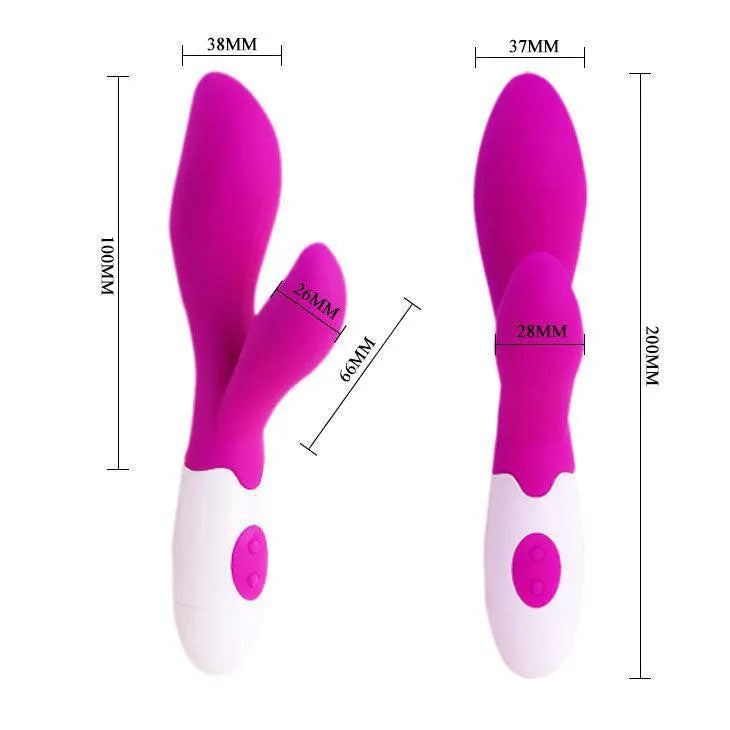 Vibromasseur Silicone Lilas Stimulation Clitoridienne