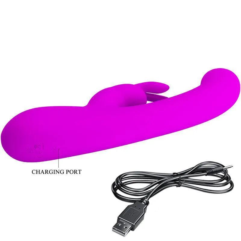 Vibromasseur Silicone Médical Stimulation Point G Et Clitoris