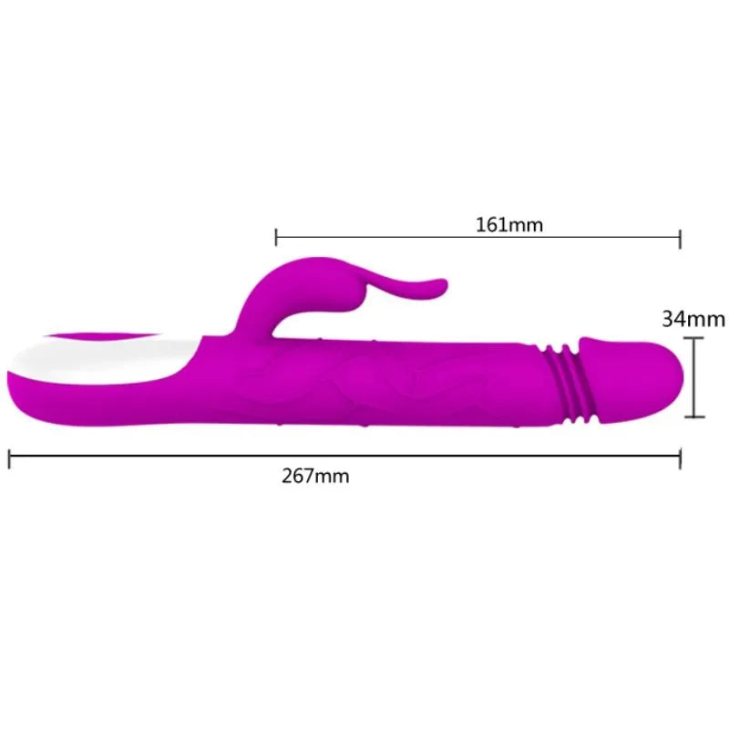 Vibromasseur Silicone Multifonction Vibrations Puissantes