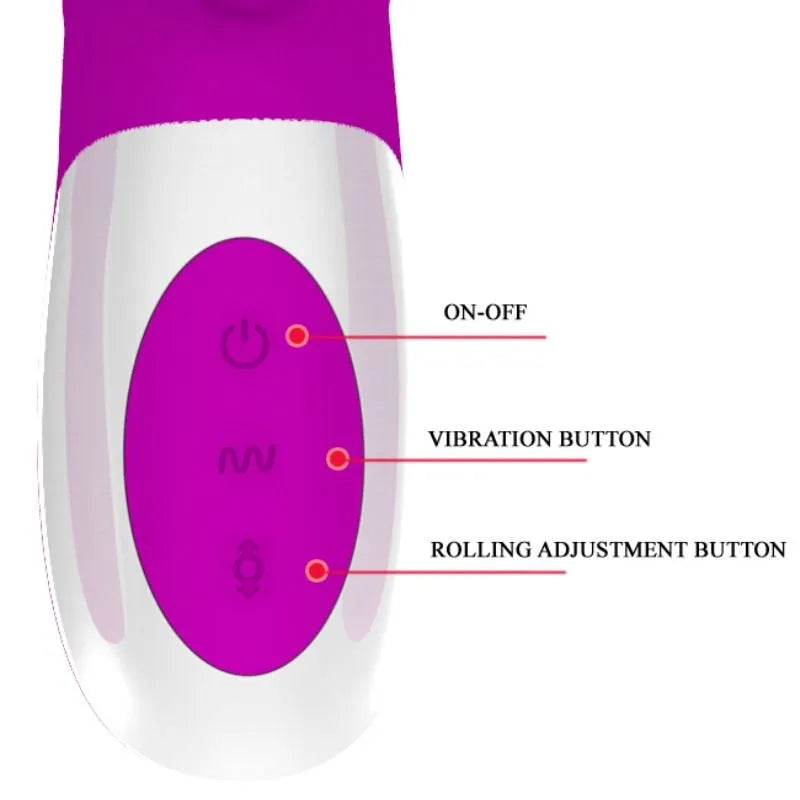 Vibromasseur Silicone Multifonction Vibrations Puissantes