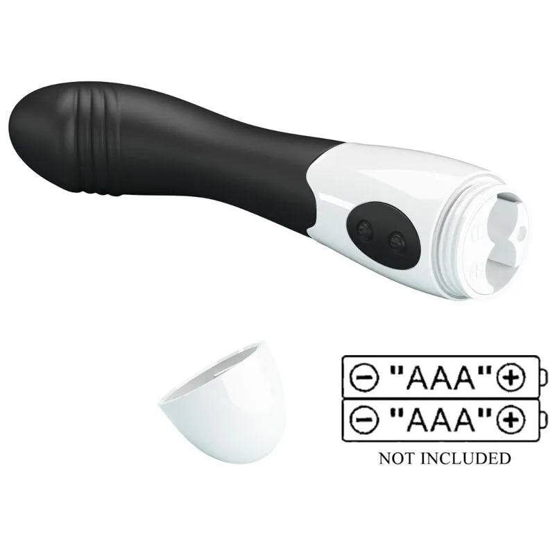 Vibromasseur Silicone Noir 30 Fonctions