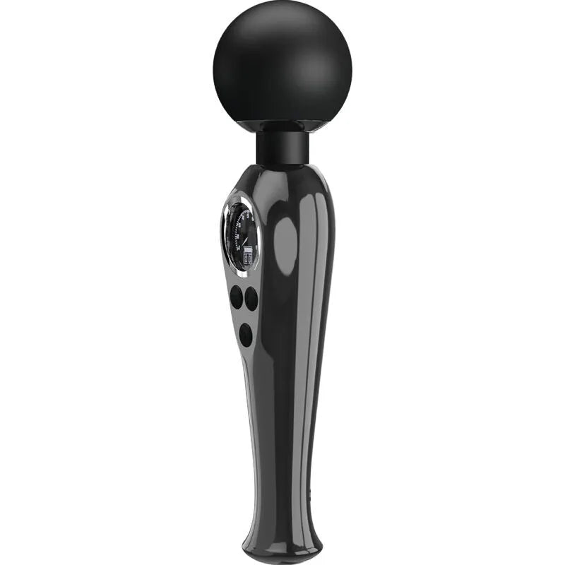 Vibromasseur Silicone Noir Flexible Étanche Rechargeable