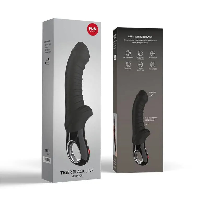 Vibromasseur Silicone Noir Pour Point G Et Prostate