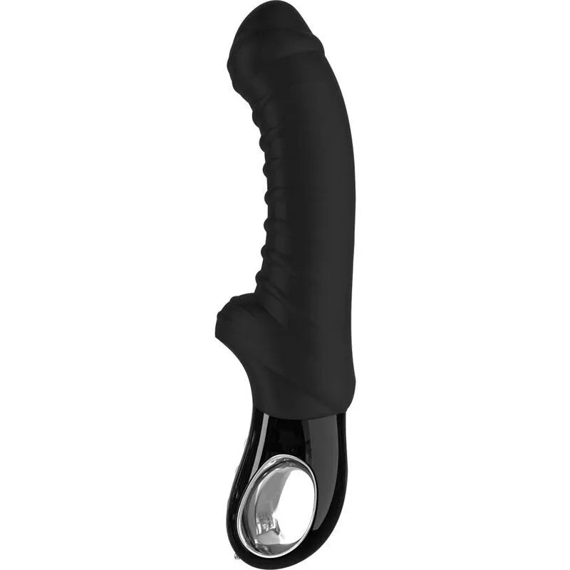 Vibromasseur Silicone Noir Pour Point G Et Prostate