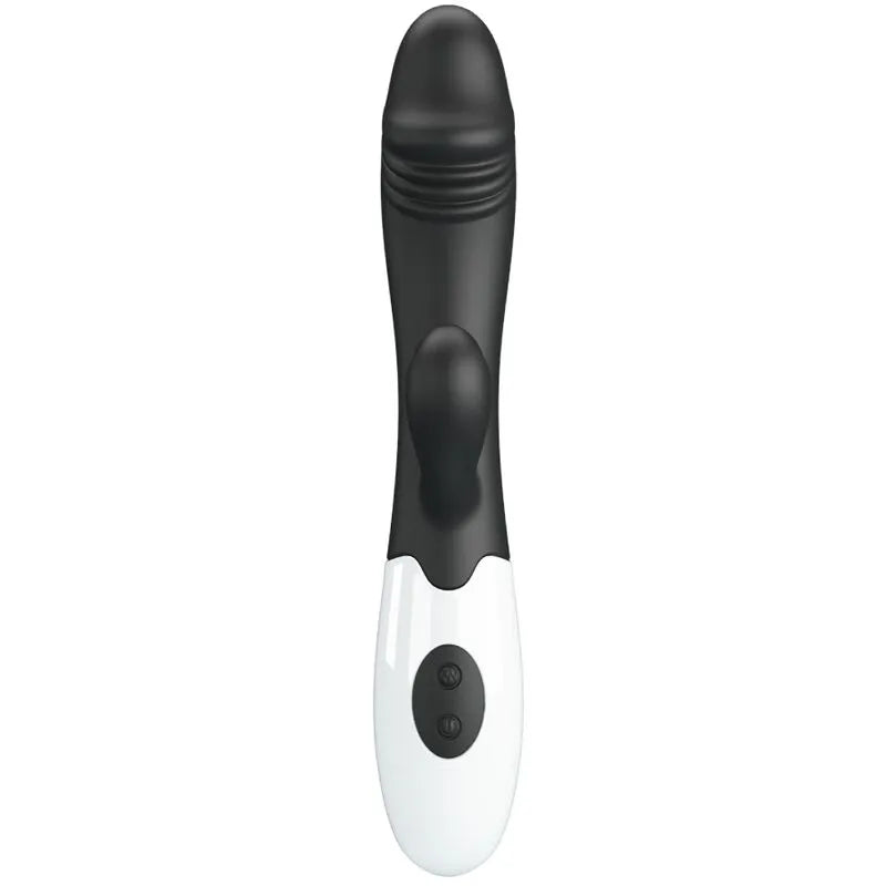Vibromasseur Silicone Noir Stimulation Point G Et Clitoris