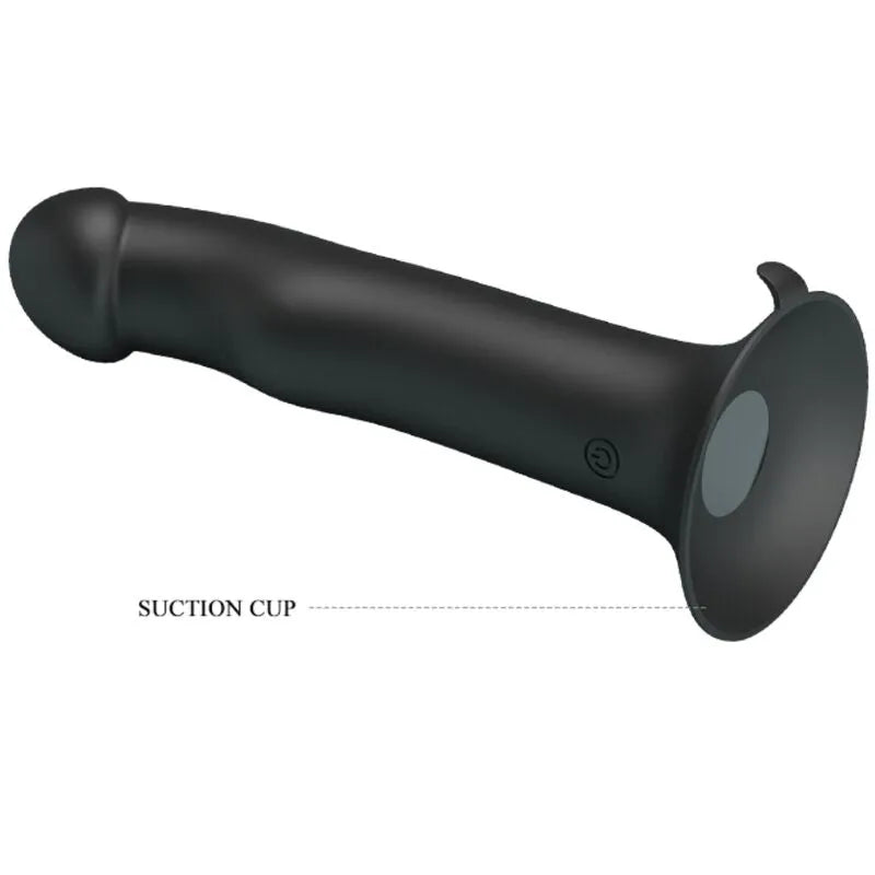 Vibromasseur Silicone Noir Ventouse Rechargeable