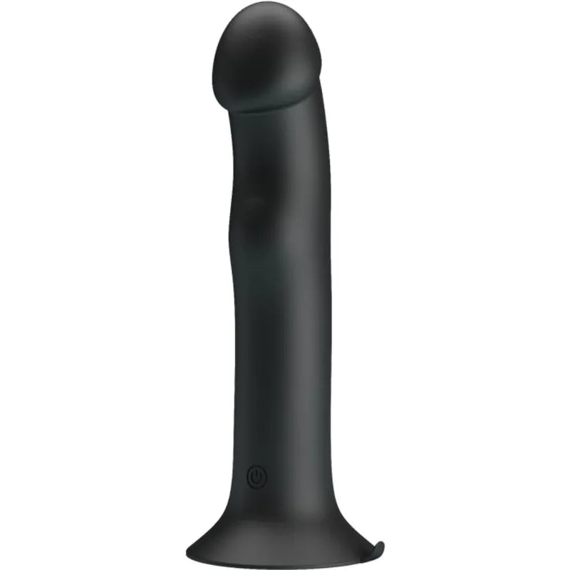 Vibromasseur Silicone Noir Ventouse Rechargeable