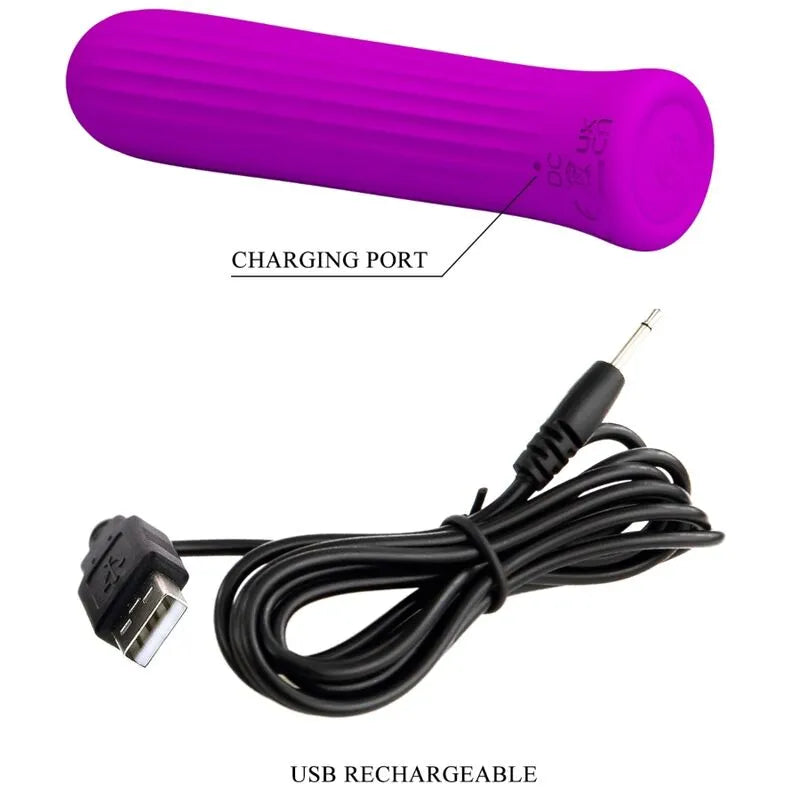 Vibromasseur Silicone Rechargeable 12 Vitesses