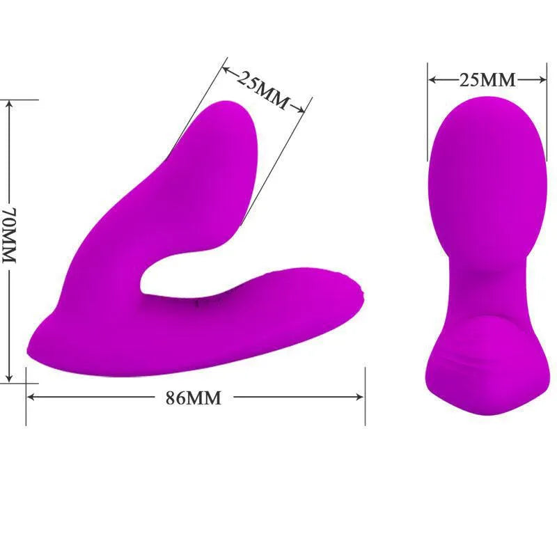 Vibromasseur Silicone Rechargeable Double Moteur Pour Point G Et Clitoris