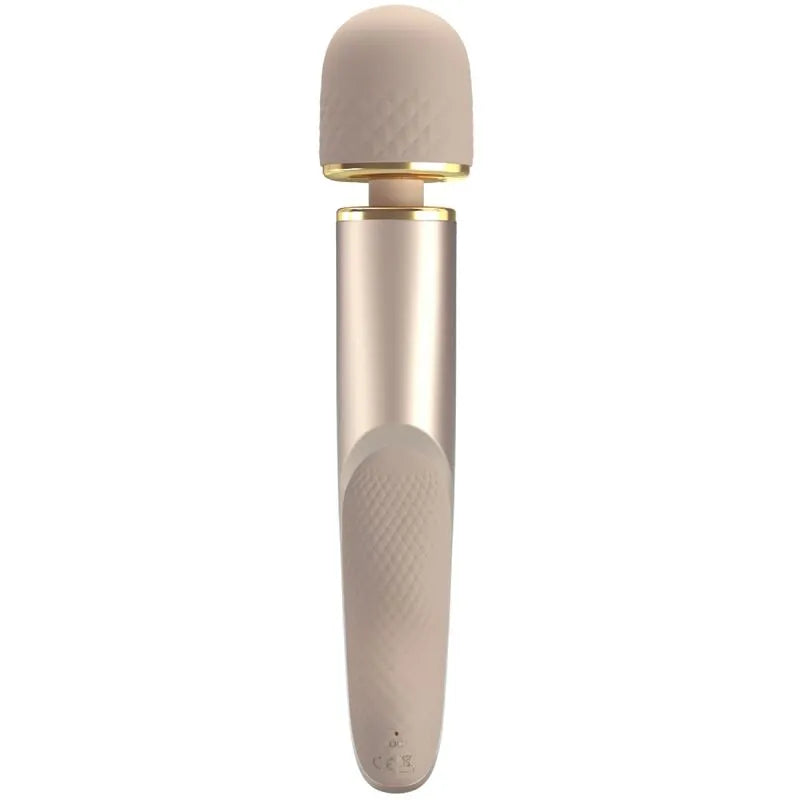Vibromasseur Silicone Rechargeable Puissant Champagne