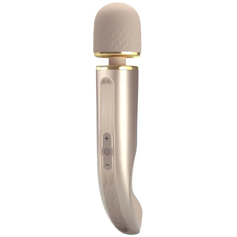 Vibromasseur Silicone Rechargeable Puissant Champagne