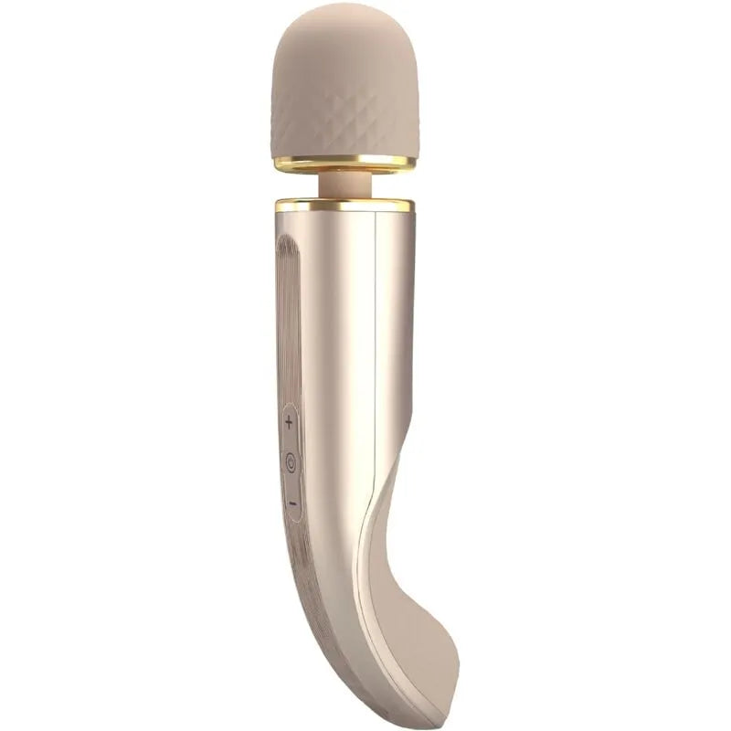 Vibromasseur Silicone Rechargeable Puissant Champagne