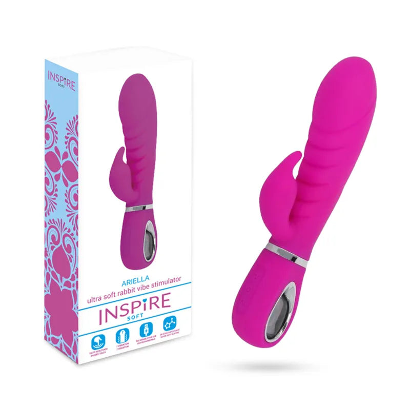 Vibromasseur Silikon Rose Intense Wiederaufladbar