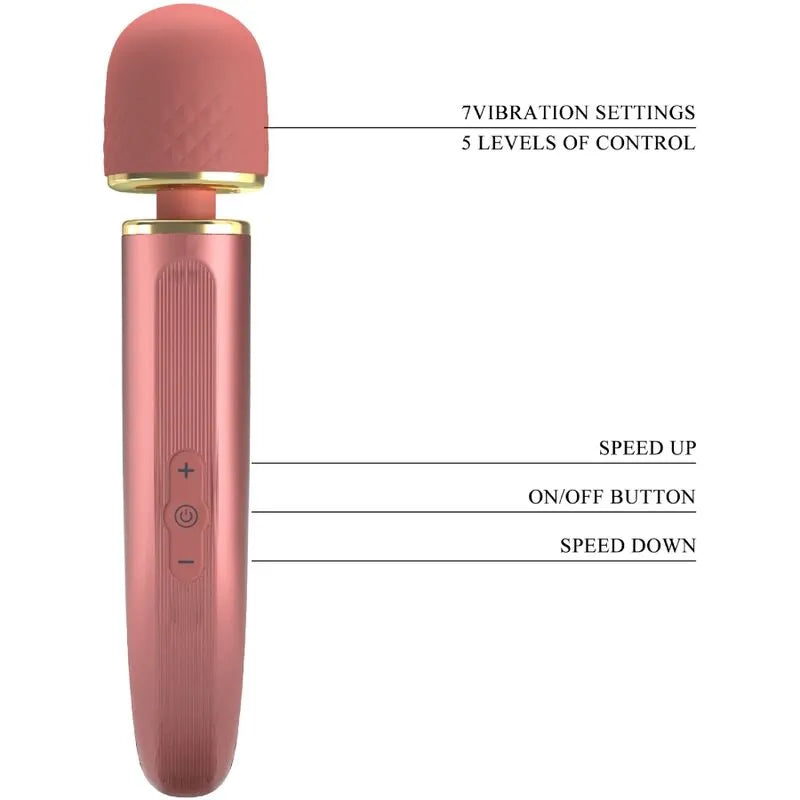 Vibromasseur Silicone Rose Puissant Rechargeable