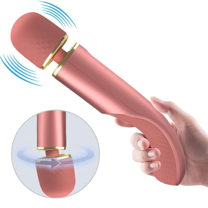 Vibromasseur Silicone Rose Puissant Rechargeable