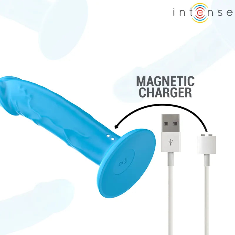 Vibromasseur Silicone attendu Bleu Intense
