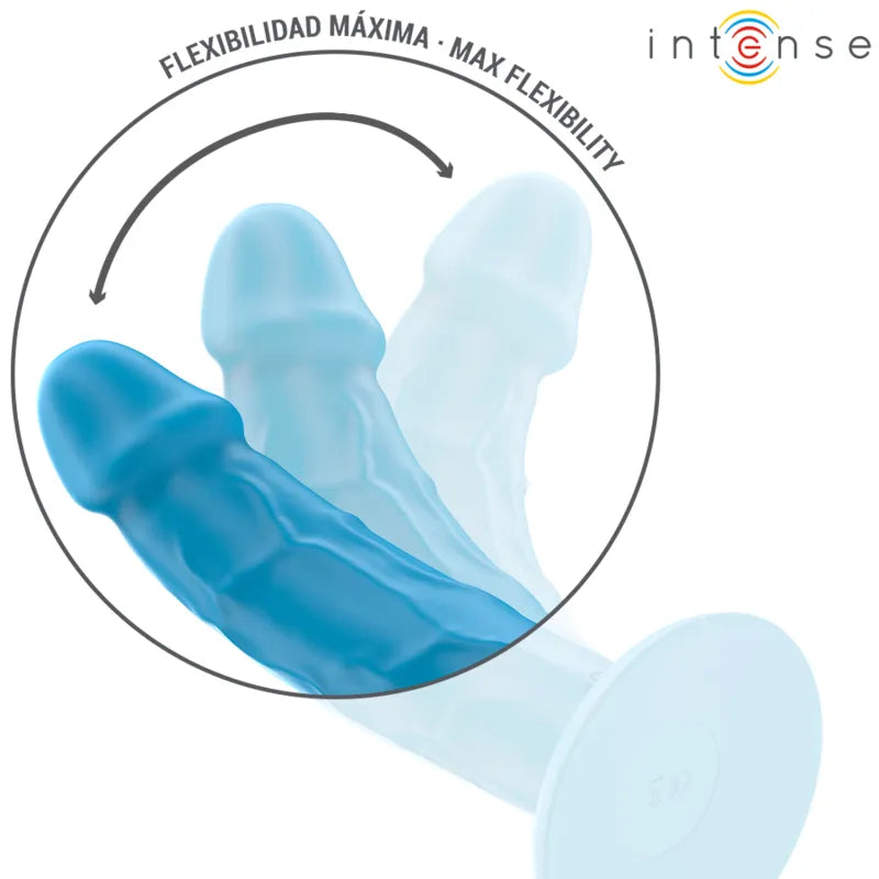 Vibromasseur Silicone attendu Bleu Intense